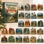 Advent Calendar National Parks 24 Acrylic Ornaments