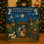 Advent Calendar Nativity Scene 24 Figures Reusable