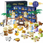 Advent Calendar Nativity Scene 24 Miniature Figures