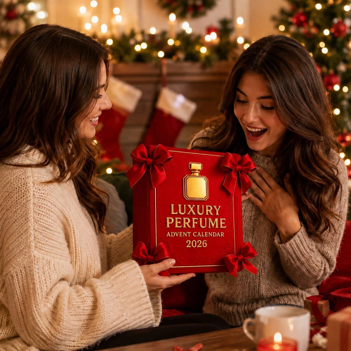Advent Calendar Perfume-Themed 24-Day Countdown With Bottle Designs