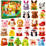 Advent Calendar Plush Animals 24 Mini Stuffed Animals