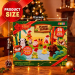 Advent Calendar Plush Animals 24 Mini Stuffed Animals