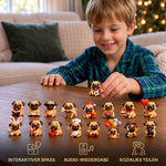 Advent Calendar Pug Figurines 24-Day Countdown
