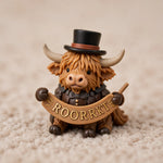 Advent Calendar Scottish Highland Cow Figures 24-Piece Set