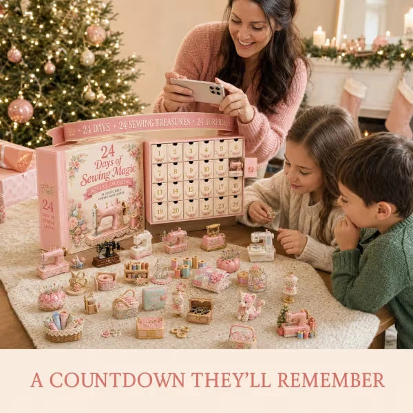 Advent Calendar Sewing-Themed 24 Miniatures