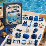 Advent Calendar Swimming-Themed 24 Acrylic Ornaments