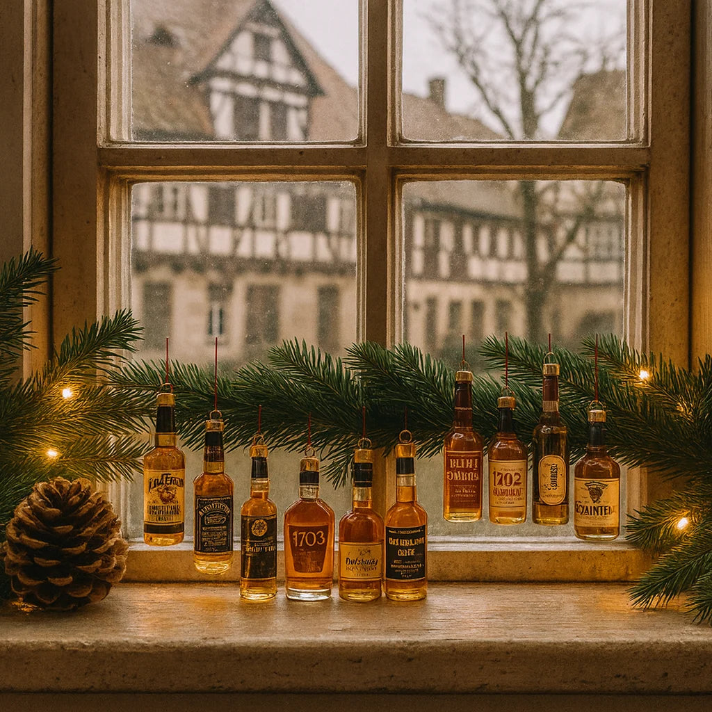 Advent Calendar Whiskey Bottle Replicas Acrylic 24-Day Countdown