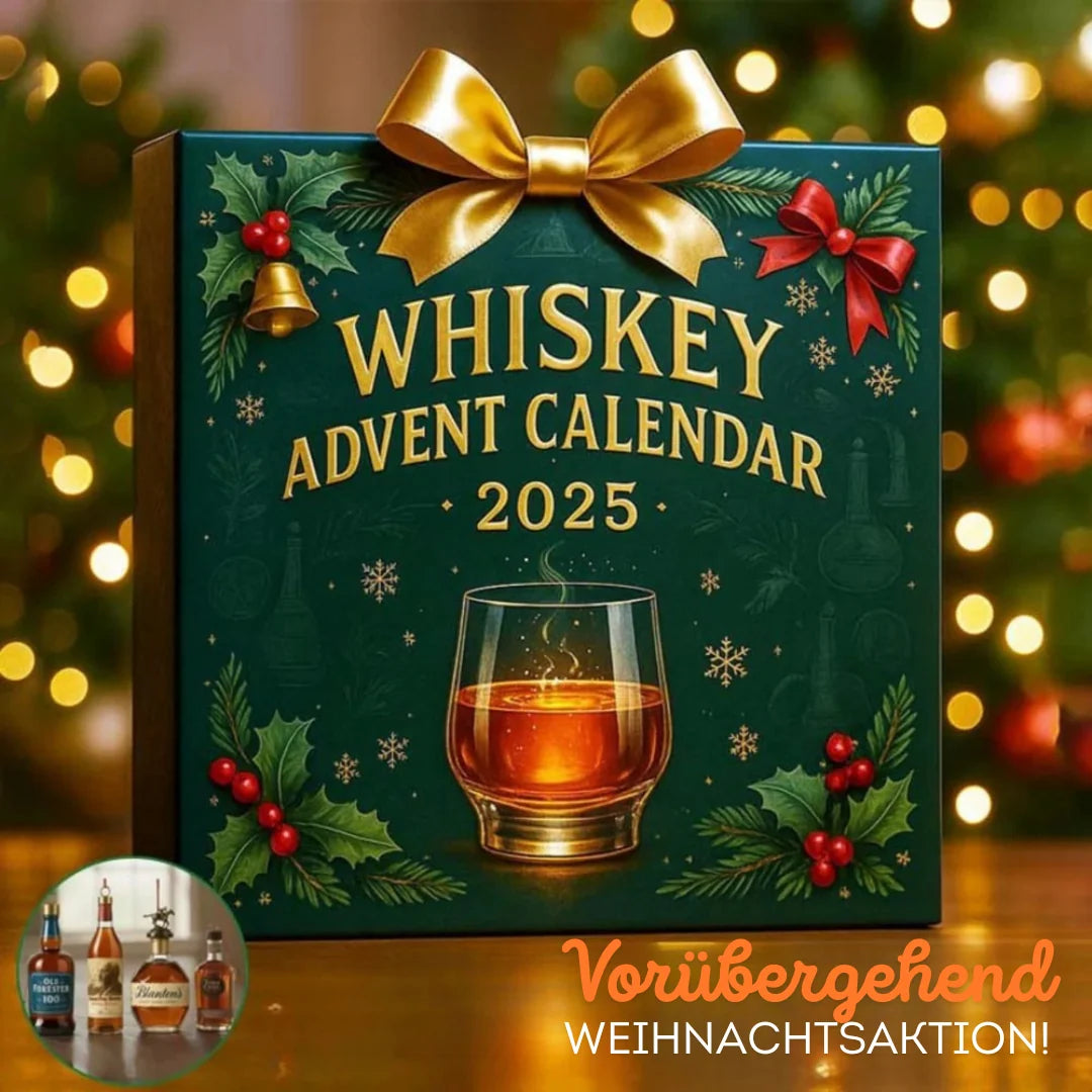 Advent Calendar Whiskey Bottle Replicas Acrylic 24-Day Countdown