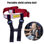 Airplane Safety Harness Adjustable Straps Foldable Design