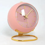 Alarm Clock Analog Dial Night Light Quartz Movement