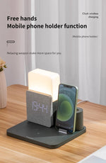 Alarm Clock Wireless Charging Night Light