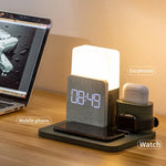 Alarm Clock Wireless Charging Night Light