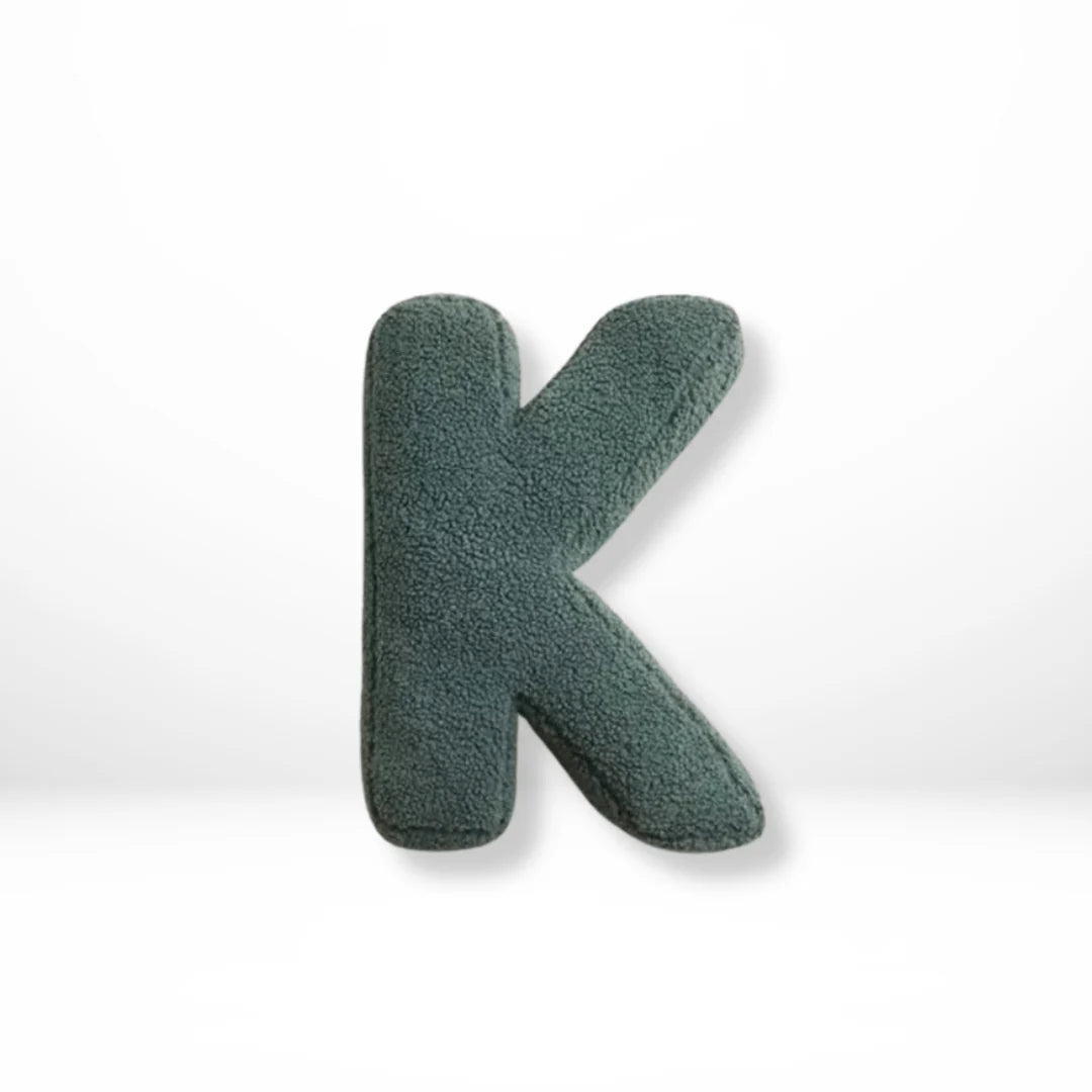 Alphabet Letter Pillow Soft Velvet Personalized Decor