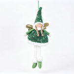 Angel Figurine Handmade Textile Shelf & Mantel Six Colors