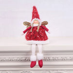 Angel Figurine Handmade Textile Shelf & Mantel Six Colors