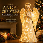 Angel Light Warm LED Praying Figure