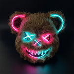 Animal Costume Mask Glowing LED Three Lighting Modes