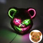 Animal Costume Mask Glowing LED Three Lighting Modes
