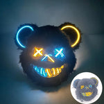 Animal Costume Mask Glowing LED Three Lighting Modes