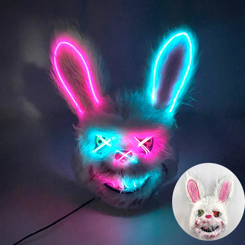 Animal Costume Mask Glowing LED Three Lighting Modes