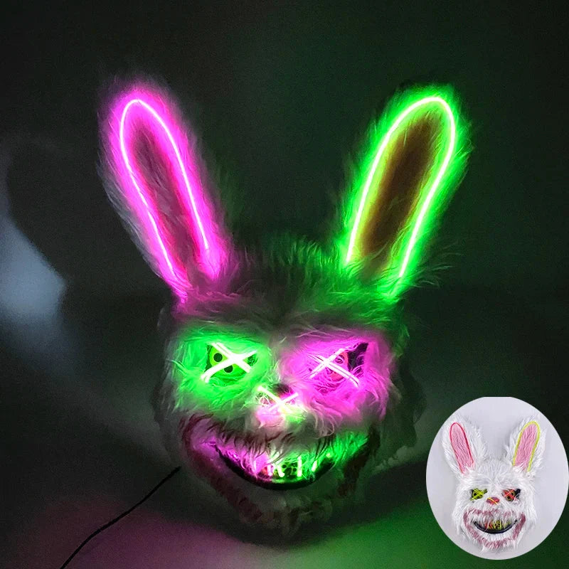 Animal Costume Mask Glowing LED Three Lighting Modes