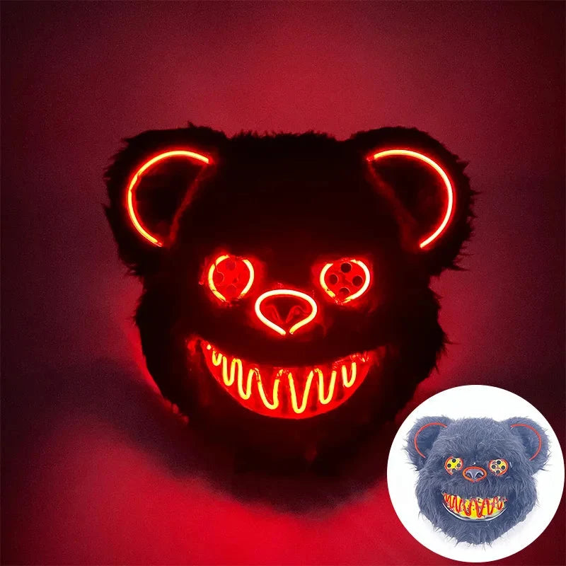 Animal Costume Mask Glowing LED Three Lighting Modes