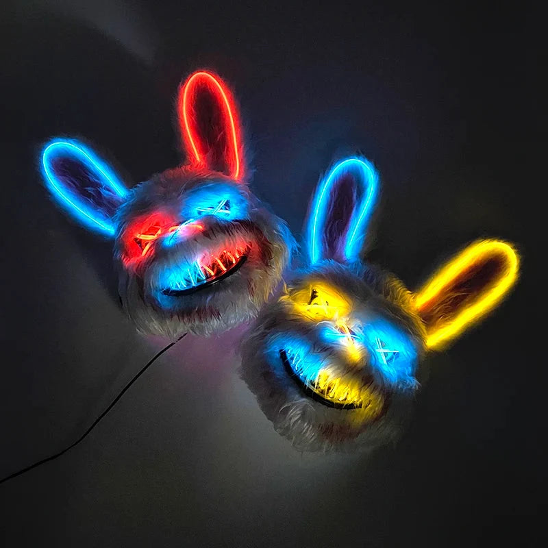 Animal Costume Mask Glowing LED Three Lighting Modes