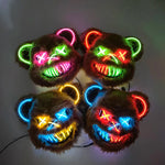 Animal Costume Mask Glowing LED Three Lighting Modes