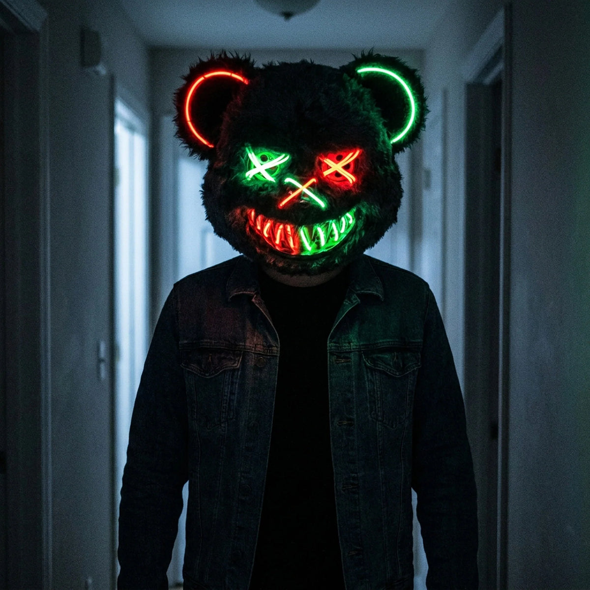 Animal Costume Mask Glowing LED Three Lighting Modes