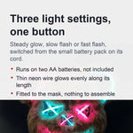 Animal Costume Mask Glowing LED Three Lighting Modes