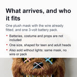 Animal Costume Mask Glowing LED Three Lighting Modes
