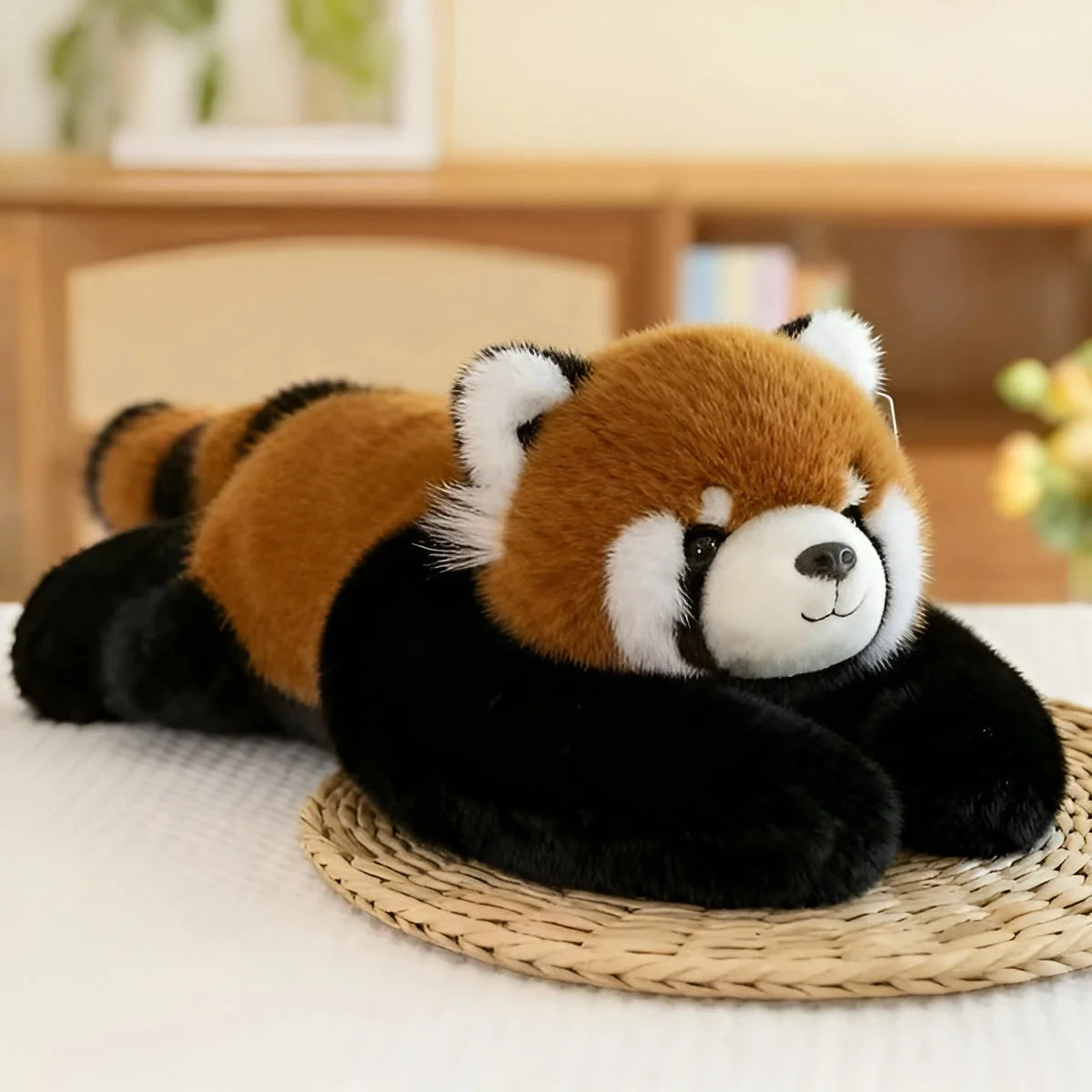 Animal Cuddle Pillow Faux Fur Extra-Long Arms
