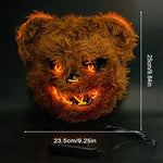 Animal Mask Glowing LED Eyes Battery-Powered Rabbit or Bear Design
