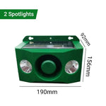 Animal Repellent Solar-Powered Motion-Activated Lights & Alarm