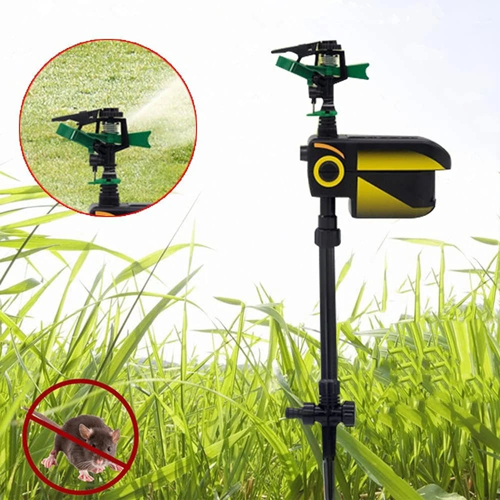 Animal Repellent Sprinkler Motion-Activated Solar-Powered