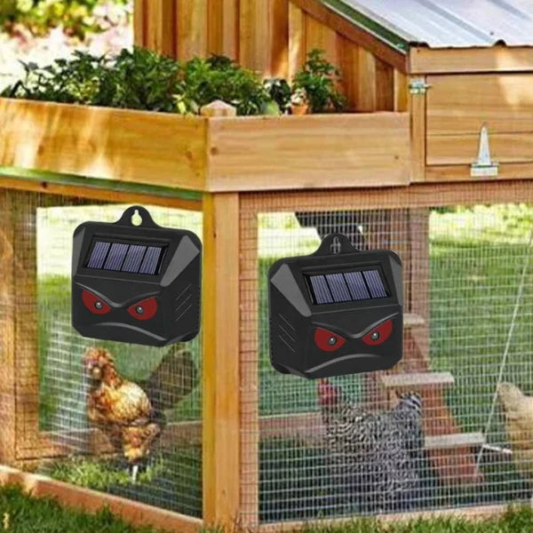Animal Repellent Ultrasonic Solar-Powered Weatherproof