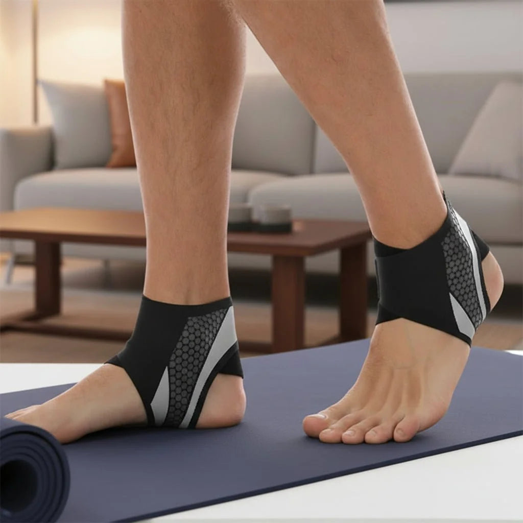 Ankle Brace Anti-Twist Support Adjustable Breathable Fabric