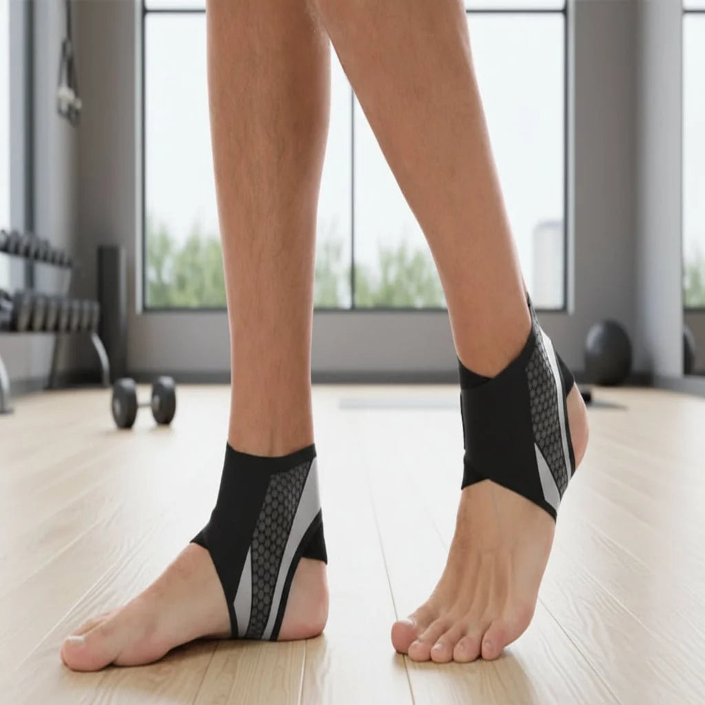 Ankle Brace Anti-Twist Support Adjustable Breathable Fabric