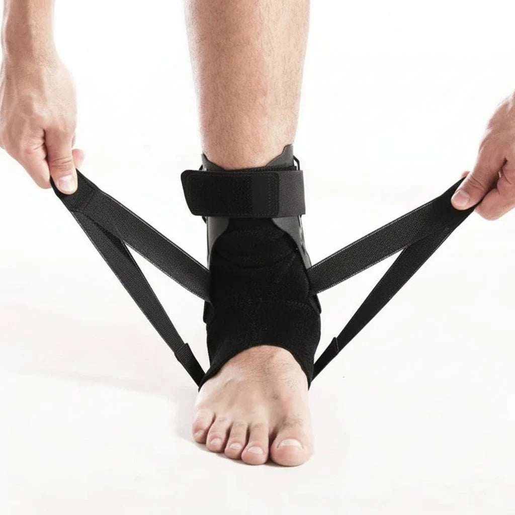 Ankle Brace Double Stabilizers Non-Slip Fit