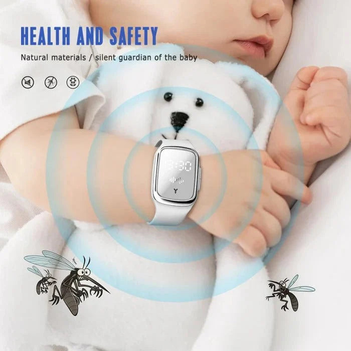Anti-Mosquito Wristband Ultrasonic Rechargeable & Water-Resistant
