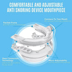 Anti-Snore Mouthpiece Adjustable Jaw Medical-Grade Silicone