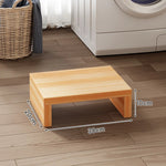 Appliance Riser Platform Solid Wood Low-Profile With Protective Coating