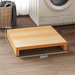 Appliance Riser Platform Solid Wood Low-Profile With Protective Coating