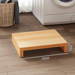 Appliance Riser Platform Solid Wood Low-Profile With Protective Coating
