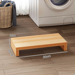Appliance Riser Platform Solid Wood Low-Profile With Protective Coating
