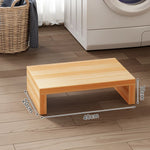 Appliance Riser Platform Solid Wood Low-Profile With Protective Coating