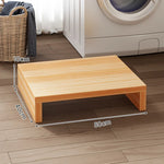 Appliance Riser Platform Solid Wood Low-Profile With Protective Coating