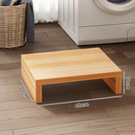 Appliance Riser Platform Solid Wood Low-Profile With Protective Coating