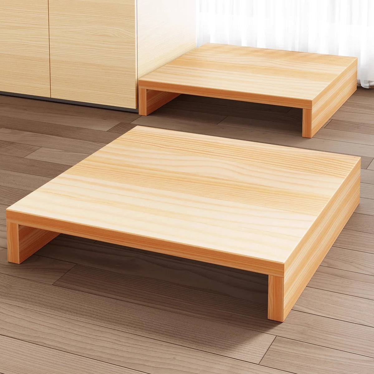Appliance Riser Solid Wood Low-Profile Platform
