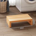 Appliance Riser Solid Wood Low-Profile Platform